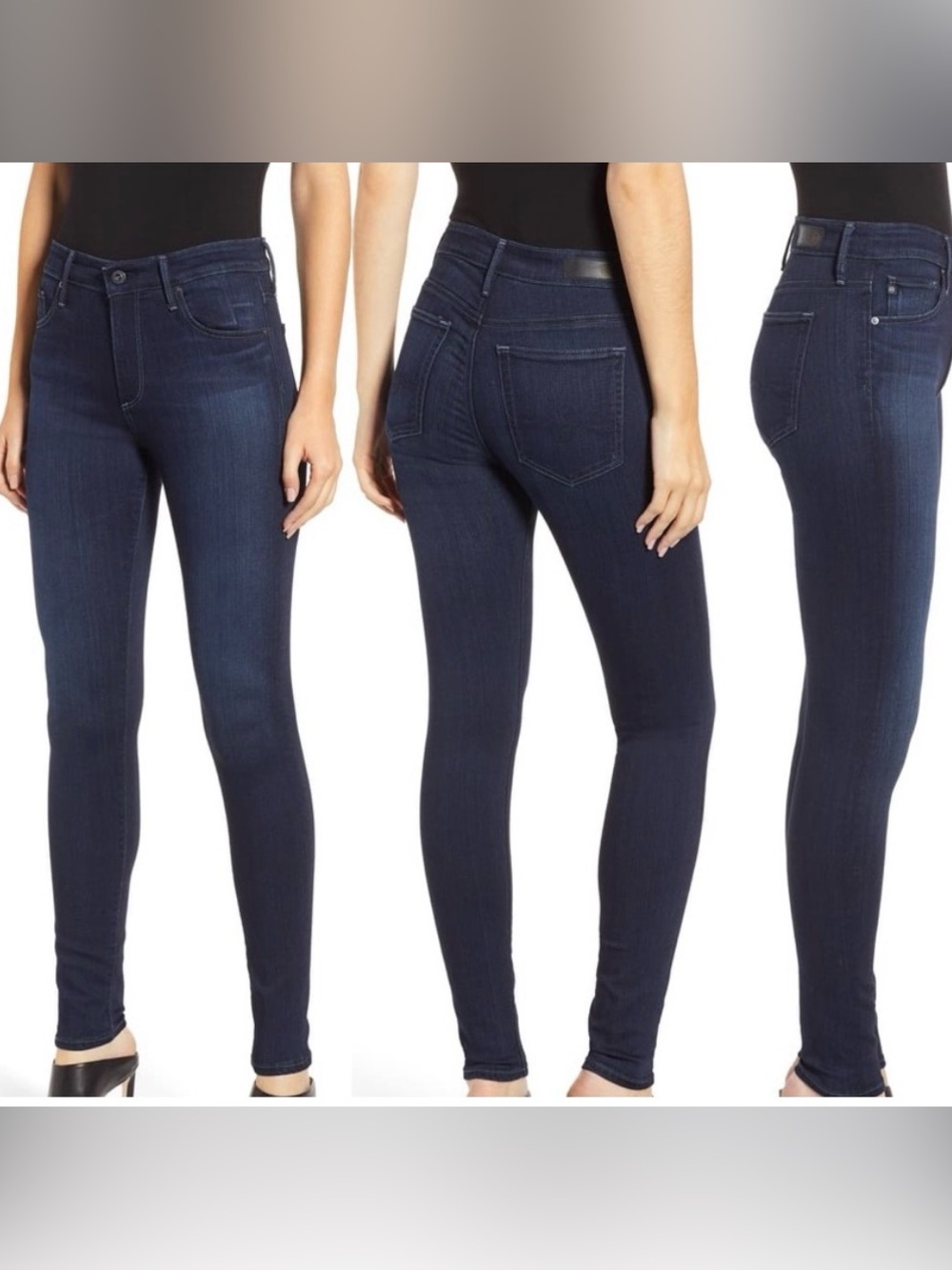 AG Farrah High Rise Dark Wash Jeans Size 27